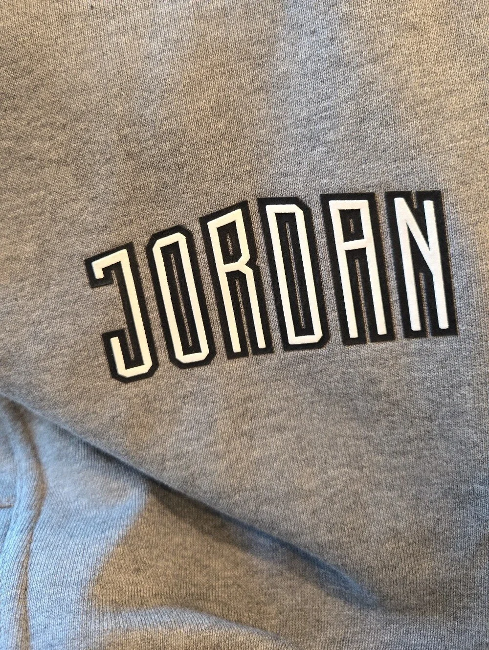Nike Air Jordan Brooklyn Fleece Light Grey Sweatpants Heavy Men's Sz Medium NWT